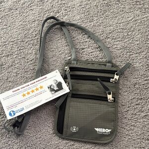 NWT Gray Belt Bag
